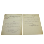 1914 Letter from The Midland Rubber Co Regarding Golf Balls