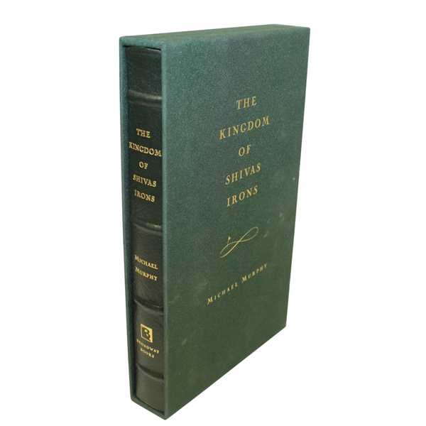 Kingdom of Shivas Irons Ltd Ed Leather Bound Signed by Author Michael Murphy