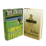 Two John Feinstein Books - The Majors and A Good Walk Spoiled
