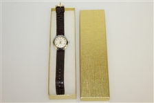Classic Working Ben Hogan Timex Watch with Hand Finished Leather in Box