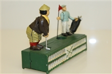Classic 'Birdie Putt' Bank with Caddy & Golfer
