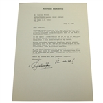 Seve (Severiano) Ballesteros Signed Typed Letter on Seve Letterhead - 1983 JSA ALOA