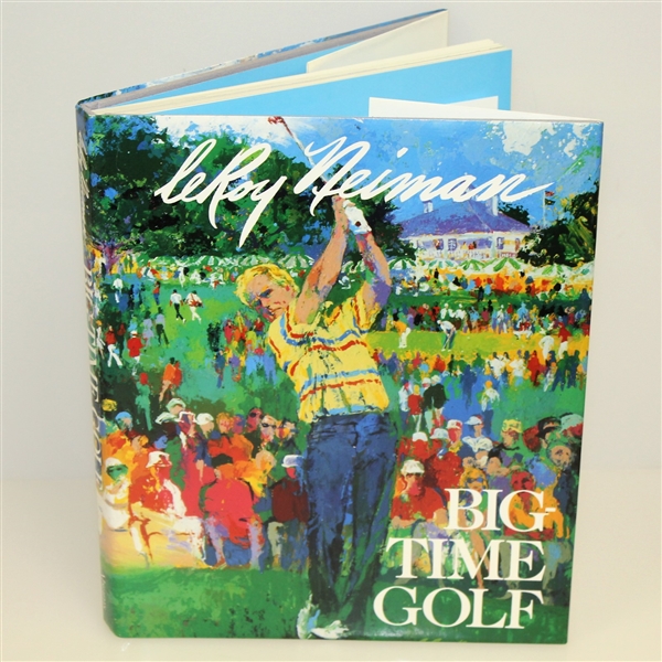 Leroy Neiman Signed Big Time Golf Book JSA ALOA