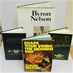 Four Byron Nelson Signed Golf Books - Three Are Ltd Ed JSA ALOA