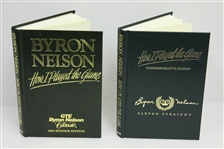 Four Byron Nelson Signed Golf Books - Three Are Ltd Ed JSA ALOA