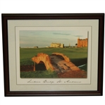 The Swilcan Bridge St. Andrews at The Old Course Display Photo - Framed