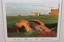 'The Swilcan Bridge St. Andrews' at The Old Course Display Photo - Framed