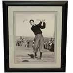 Byron Nelson at 1934 Los Angeles Post-Swing Display Photo - Framed