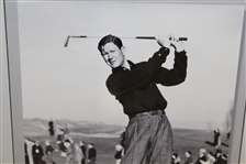 Byron Nelson at 1934 Los Angeles Post-Swing Display Photo - Framed