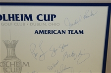 1998 Solheim Cup American & European Team Signed Sheet - Muirfield JSA ALOA