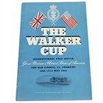 Don Cherrys Personal 1955 The Walker Cup Program - The Old Course, St. Andrews