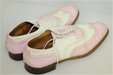 Don Cherry's Custom Made Johnston & Murphy Pink/White Sulvaprene LifeLong Shoes