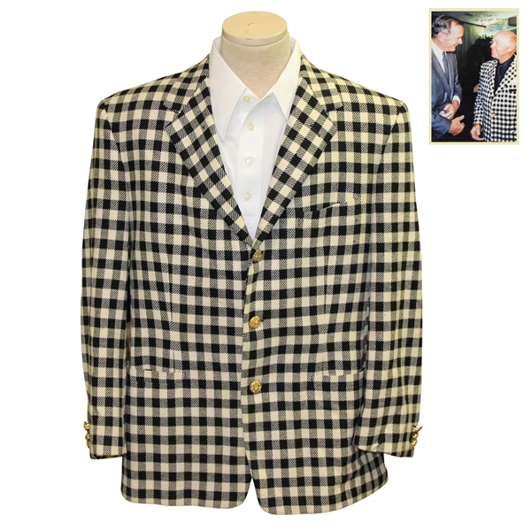 Don Cherrys Personal Versace Couture Jacket/Blazer with Pres. Bush Signed Photo JSA ALOA