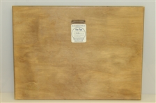 Don Cherry's Personal 1968 Augusta National GC Aerial View on Wood Perma Plaque by George Cobb