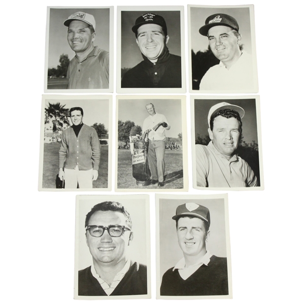 Eight Original 1960s Photos of Masters Champions - Nicklaus, Player, Goalby, Ford, others