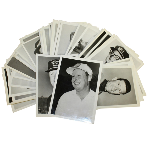 Thirty-Six Original 1960s Photos of PGA Golfers - Dickinson, Pott, McGowan, and others