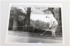 Four Wire Photos from 1958 National Amateur Golf Tournament
