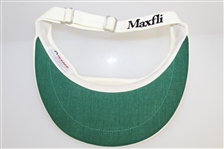 Michael Jordan Signed White Maxfli Visor with Nameplate - Butler National JSA ALOA