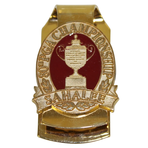 1998 PGA Championship at Sahalee Money Clip - Vijay Singh Winner