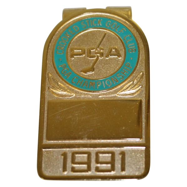 1991 PGA Championship at Crooked Stick Money Clip - John Daly Winner