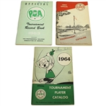 1963 & 1964 Official Player PGA Catalogs with 1963 PGA Record Book