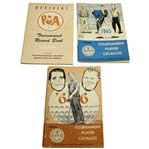 1965 & 1966 Official Player PGA Catalogs with 1965 PGA Record Book