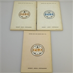 1965 & 1966 Official Player PGA Catalogs with 1965 PGA Record Book