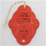 1948 Masters Tournament SERIES Badge #3130 - Claude Harmon Winner