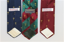 Ryder Cup Ties - Blue Trophy, Red Trophy, & Red/Green Trophy