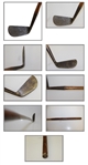 Four Golf Clubs - Munarch Putter, Spalding Cresent Iron, P-61 Niblick, & Roche Forged Iron