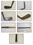 Four Golf Clubs - Nicoll Iron, Kro-Flite Wright & Ditson Iron, Con Murphy Iron, & W&D Putter