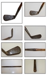 Four Golf Clubs - Nicoll Iron, Kro-Flite Wright & Ditson Iron, Con Murphy Iron, & W&D Putter