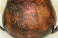 1902 Shenecossett Golf Club Three-Handle Ladies Singles Prize Won by Harriet Maynard Backus 