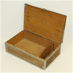 Michael Brown Golfer in Red Coat Wood Box