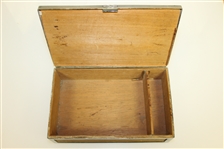 Michael Brown Golfer in Red Coat Wood Box