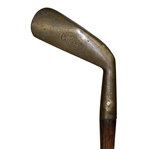 J. Macgregor Dayton OH Brass Head Brass Iron with Shaft Stamp
