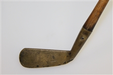 J. Macgregor Dayton OH Brass Head Brass Iron with Shaft Stamp