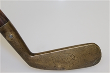 J. Macgregor Dayton OH Brass Head Brass Iron with Shaft Stamp