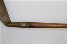 J. Macgregor Dayton OH Brass Head Brass Iron with Shaft Stamp