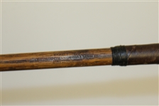 J. Macgregor Dayton OH Brass Head Brass Iron with Shaft Stamp