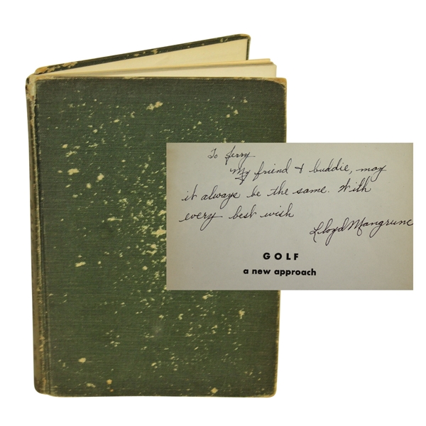 Lloyd Mangrum Signed & Personalized 1949 Golf: A New Approach Book JSA ALOA 