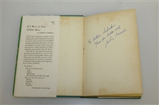 Johnny Farrell Signed & Personalized 1951 ''If I were in Your Golf Shoes' 1st Ed Book JSA ALOA