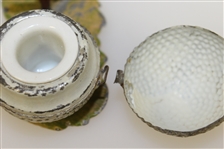 Vintage Golf Themed Inkwell with Golfer & Ball