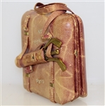 Golf Themed Mini-Travel Bag Accessories Holder with Brass Clubs
