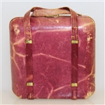 Golf Themed Mini-Travel Bag Accessories Holder with Brass Clubs