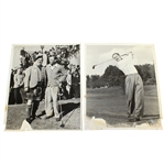 Ben Hogan & Scotty Crisholm @ LA Open Photo & Nelson Signed Post-Swing Photo