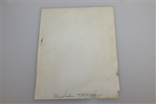 Ben Hogan & Scotty Crisholm @ LA Open Photo & Nelson Signed Post-Swing Photo