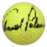 Arnold Palmer Signed Blue Heron Pines Yellow Logo Golf Ball FULL JSA #Z41729