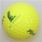 Arnold Palmer Signed 'Blue Heron Pines' Yellow Logo Golf Ball FULL JSA #Z41729