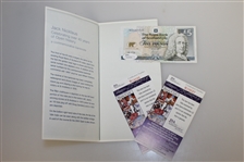 Jack Nicklaus Signed RBS 5lb Note & Signed RBS Sleeve JSA #R29697 & #R29696